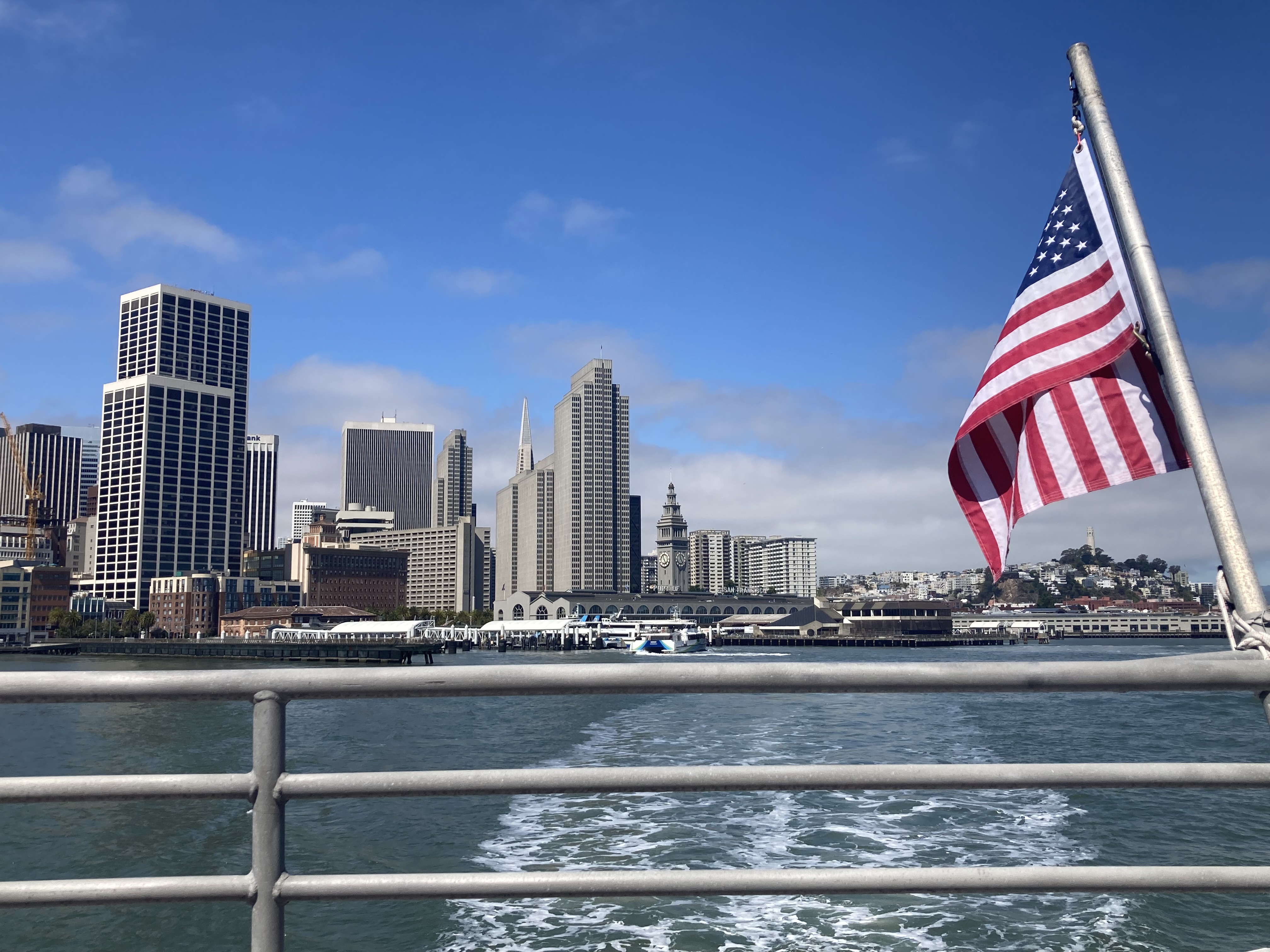 San Francisco from a boat