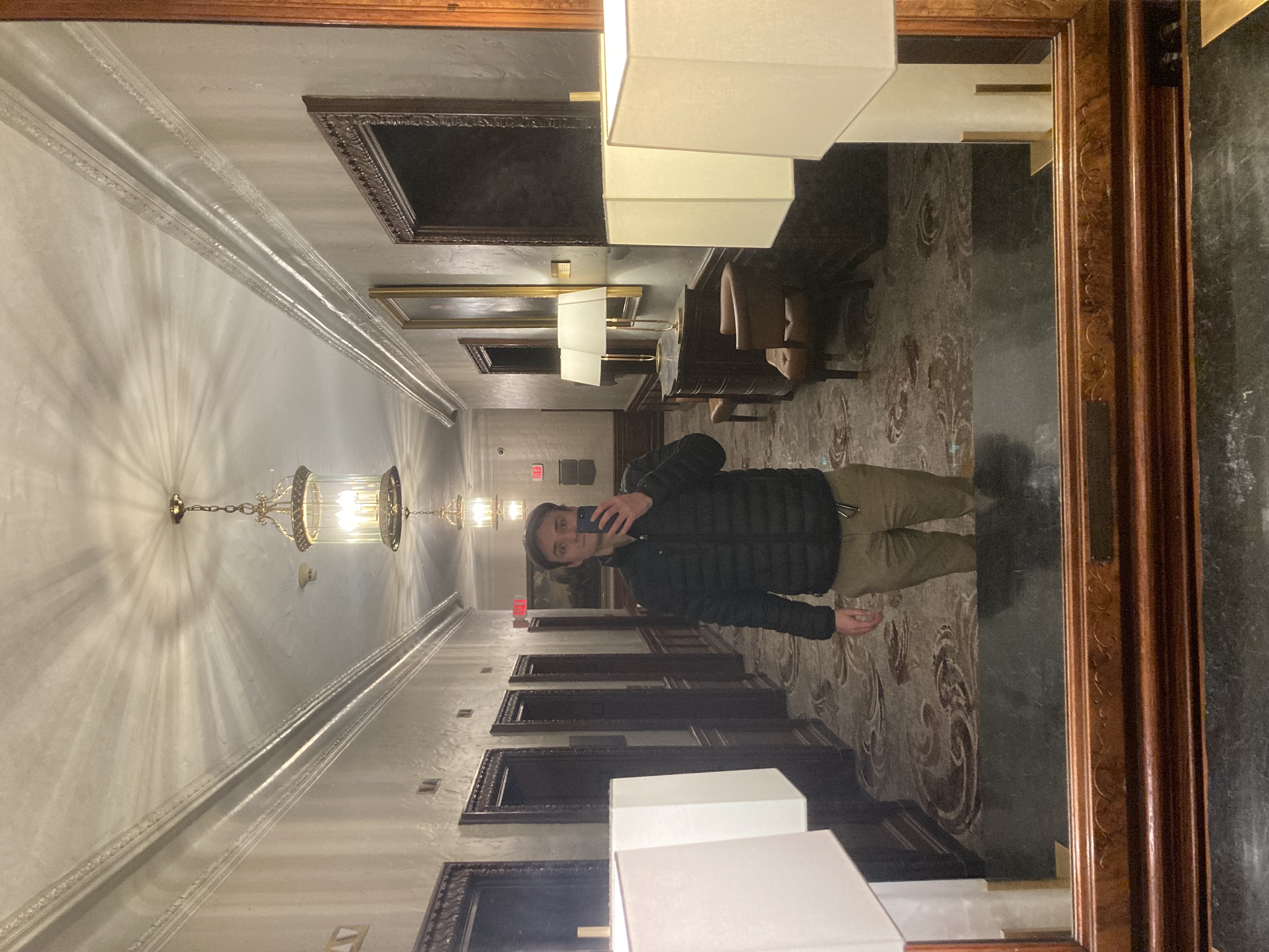 I did not see any ghosts in the Dicken's mirror.