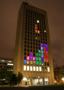 Tetris on the Green Building