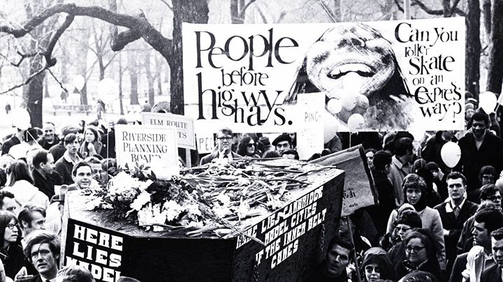 The People Before Highways protest.