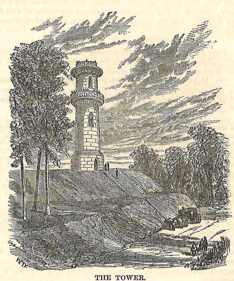 The tower in an old drawing