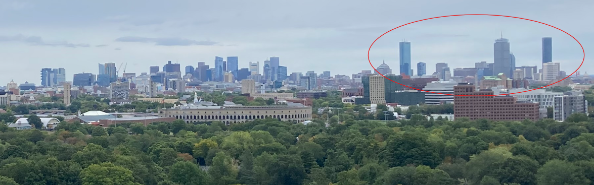 The second set of Boston Skyline