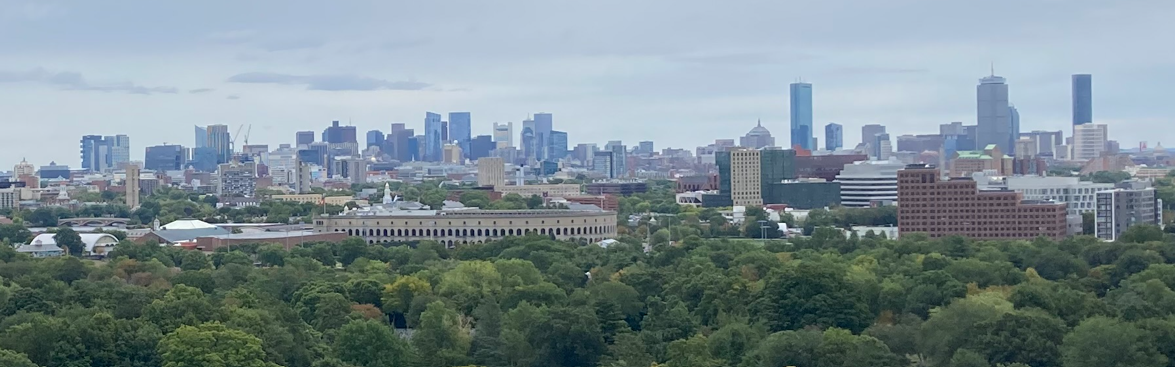 The first chunk of the Boston skyline