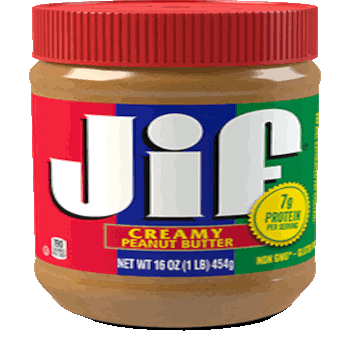 Soft G like Jif the peanut butter